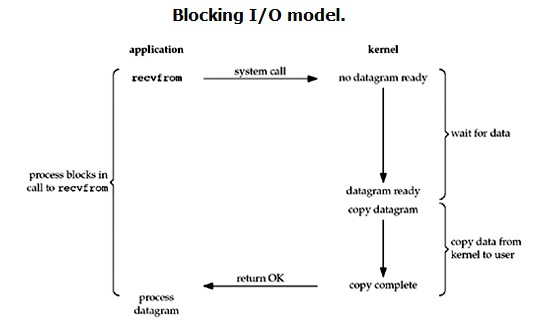 Blocking I/O model